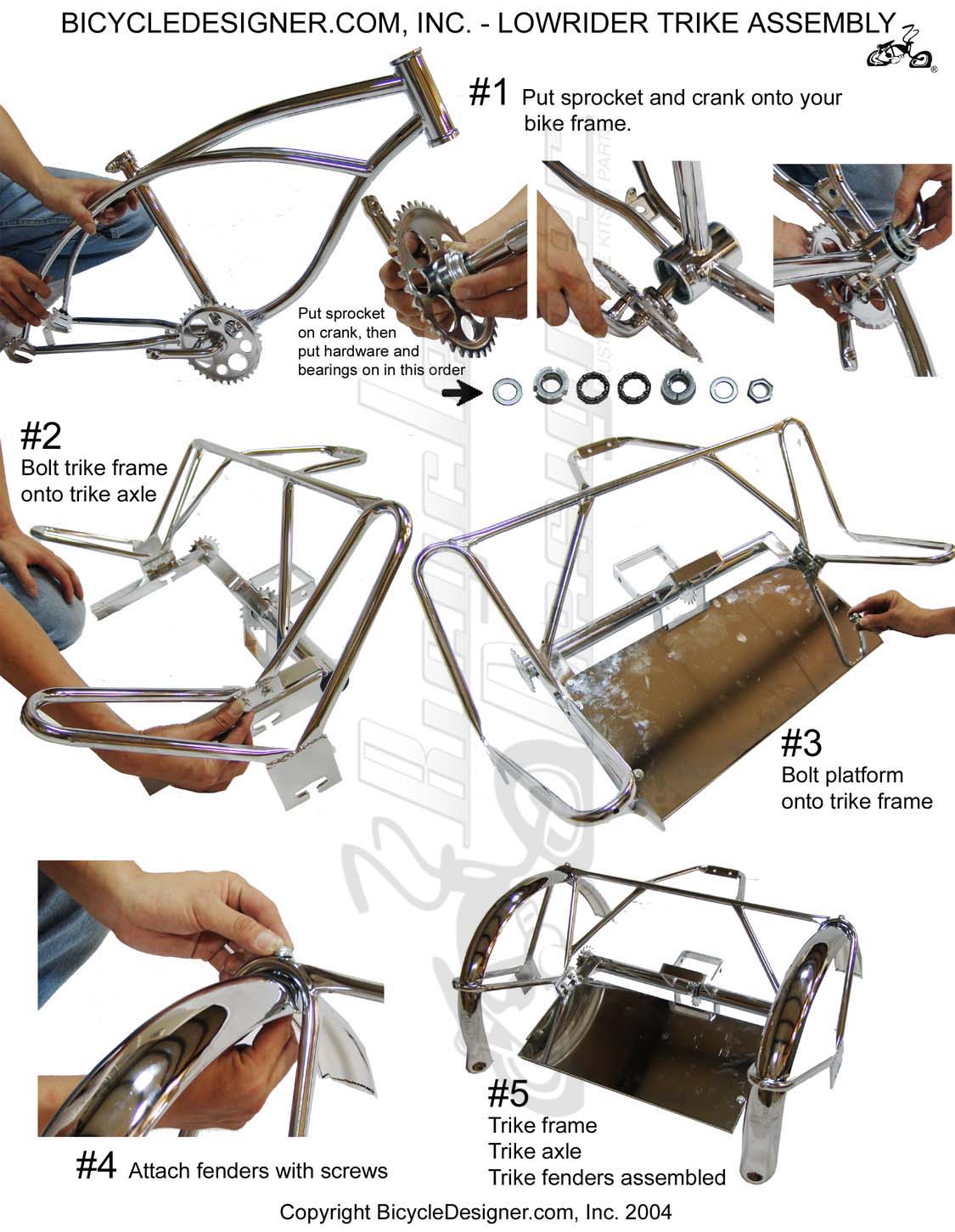 Lowrider store trike frame